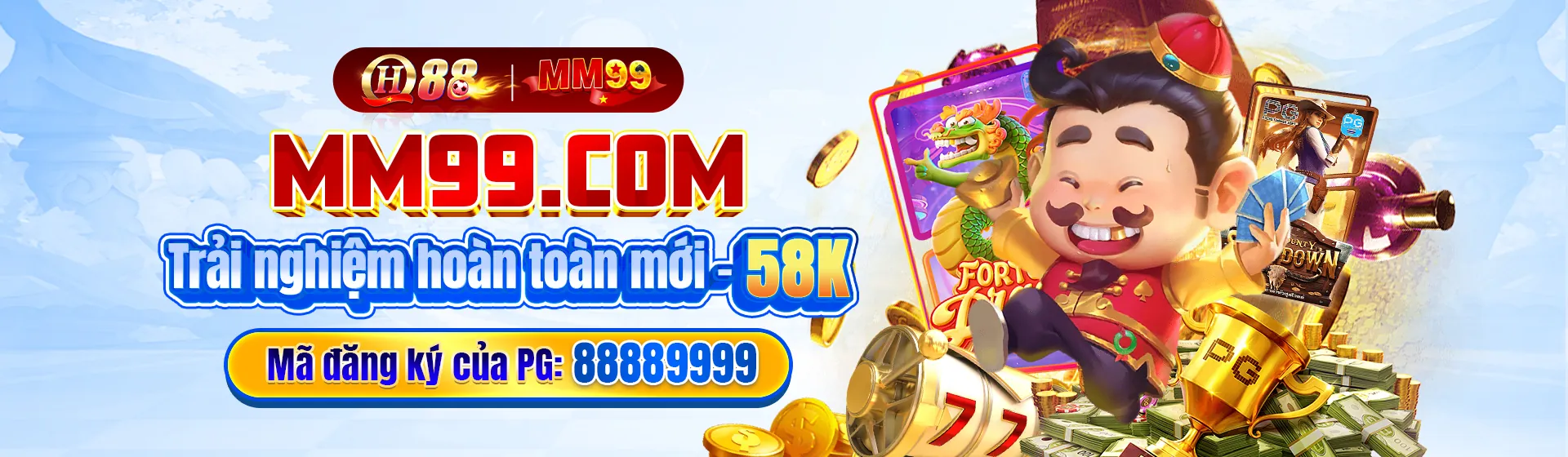 Hình ảnh banner chính 99v hiện đang mở